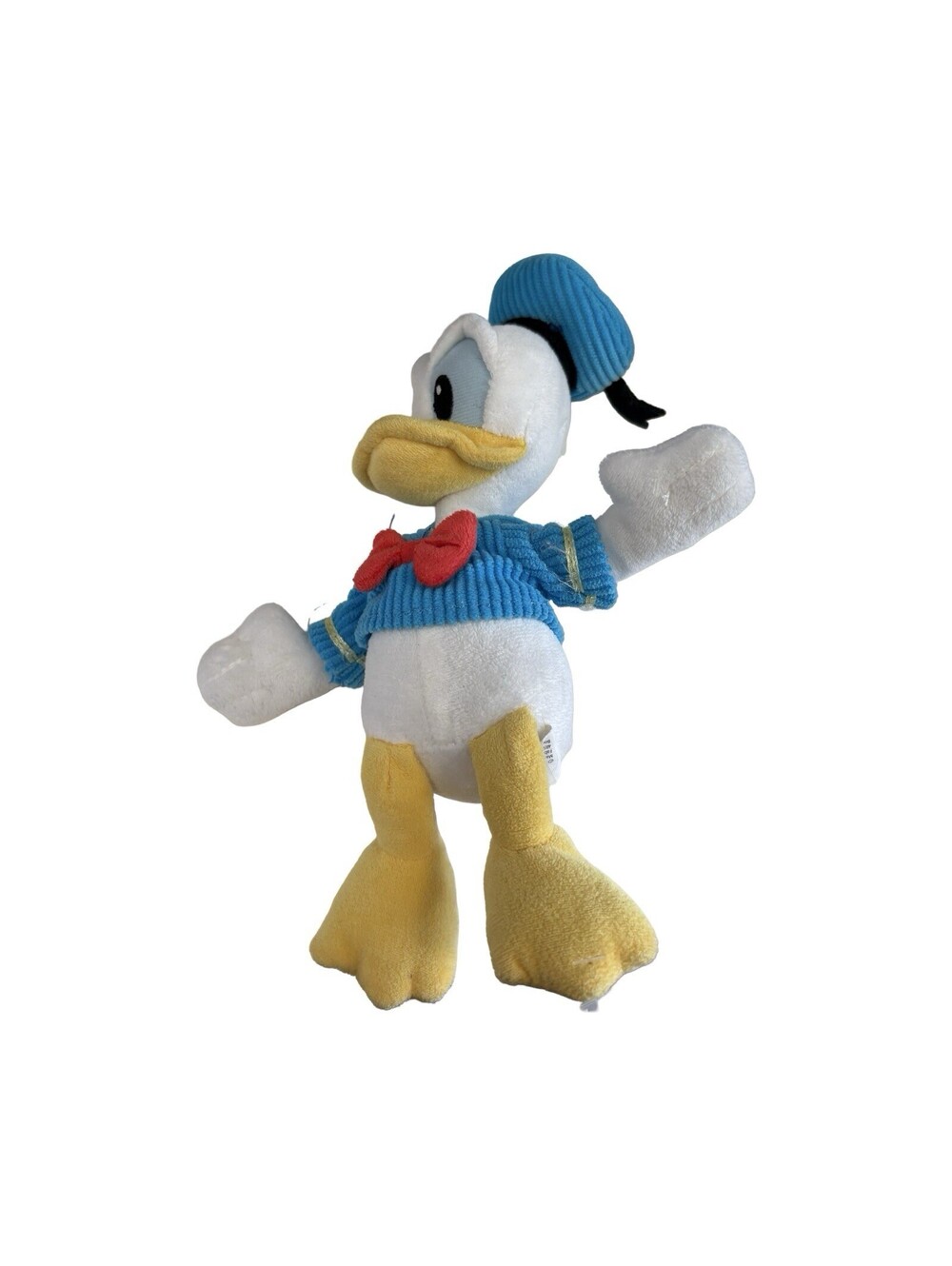 Disney Donald Duck Plush Stuffed Toy 9” Corduroy Shirt